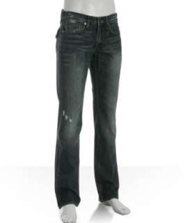 Genetic Denim rna distressed Recessive Gene bootcut jeans   