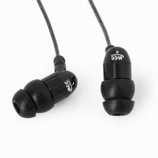 MEElectronics M9 BK Hi Fi Sound Isolating In Ear Headphones   Black