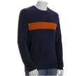harrison hudson bar stripe cashmere crewneck sweater