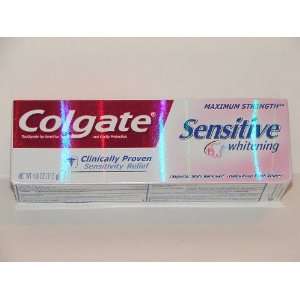  Colgate Maximum Strength Sensitive Whitening Toothpaste 4 