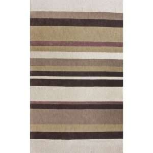  NEW Wool Hand Tufted Striped BIG Area Rug 8x10 Multi 