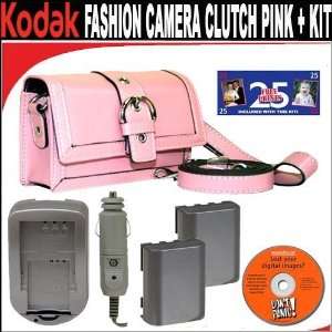  Kodak Fashion Camera Clutch  Aqua/ Pink(8807190) + Deluxe 