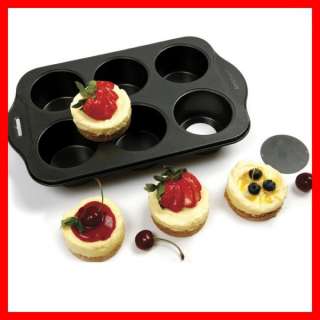 MINI CHEESECAKE PAN HORS DOEUVRES MUFFINS NORPRO NEW  