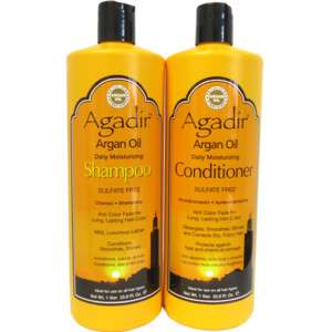 Agadir Argan Oil Daily Shampoo + Conditioner 33.8oz Duo  