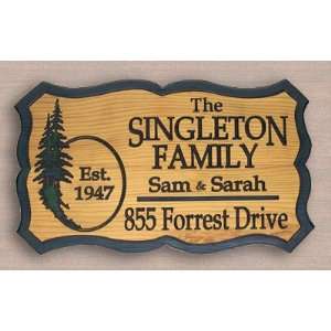  Custom Wood Signs   Singleton Sign