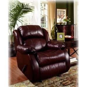   Leather Glider Recliner Wisconsin Leather Rocker Recliners Home