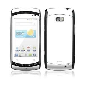   White Decorative Skin Cover Decal Sticker for LG Ally VS740 Cell Phone