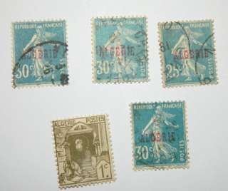 Algerie Vintage Postage Stamp lot   Algeria *These stamps 50c 