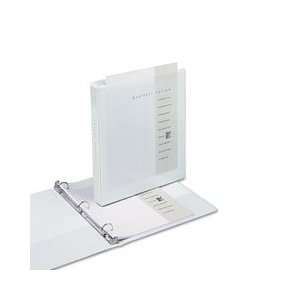 Samsill 18237   Clean Touch Locking Round Ring View Binder, 1 Capacity 