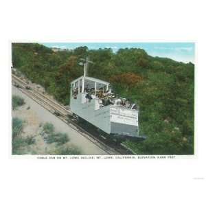   Lowe Incline Cable Car   Mt. Lowe, CA Premium Poster Print Home