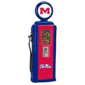   Ole Miss Rebels Replica Gas Pump Gumball Machine