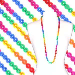  Transparent Rainbow Mardi Gras Bead 
