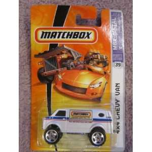  2006 Matchbox #39 MBX Metal 4x4 Chevy Van Toys & Games
