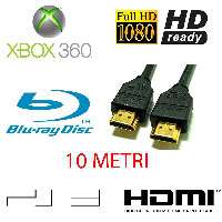 CAVO HDMI TV LCD Blu Ray XBox 360 PS3 cable FULL HD HQ  