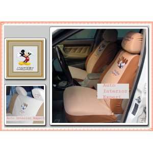  10PCS MICKEY MOUSE AND MINNIE UNIVERSAL CAR SEAT COVER SET 