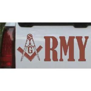 Masonic Freemason Army Military Car Window Wall Laptop Decal Sticker 