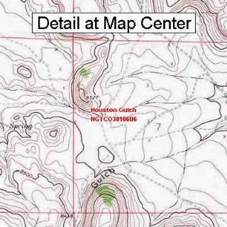   Map   Houston Gulch, Colorado (Folded/Waterproof)