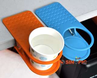 1x Drink Cup Coffee Holder Clip Desk Table in Office/ Home  