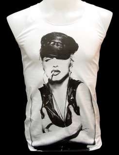 MADONNA 80s Pop Star Icon VTG Punk Rock Tank T Shirt S  