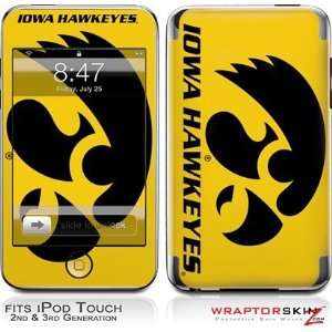   Screen Protector Kit   Iowa Hawkeyes Herky Black on Gold  Players