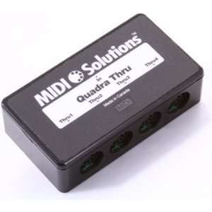  MIDI Solutions Quadra Thru (MIDI Thru Box 1 4) Musical 
