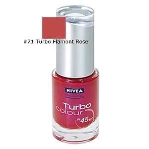  Nivea Turbo Colour Nail Polish #71   Flamont Rose ( 7 ml 