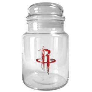  Houston Rockets NBA 31oz Glass Candy Jar   Primary Logo 