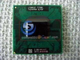   Core2 DUO T7200 2.0Ghz 4MB SL9SF Socket M OEM CPU Processor  