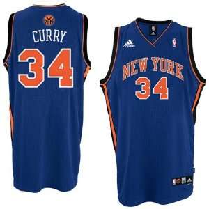  adidas New York Knicks #34 Eddy Curry Royal Blue Road 