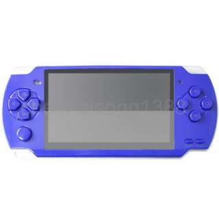 8GB 4.3 PSP MP5 MP4 video Player camera reader DV GBA TV out blue 