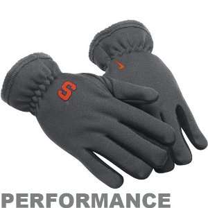  Nike Syracuse Orange Charcoal Therma FIT Performance Gloves 