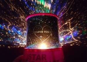 Love Cupid Romantic LED Light Projector Mini Sky Constellation Star 