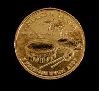   Complete Set Of 24 kt Gold Plated Quarters   P + D Mint (12 Coins