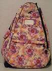 JetPac Purple Floral 5 Racquet Sling Bag   Design by Lynne Tauchen 