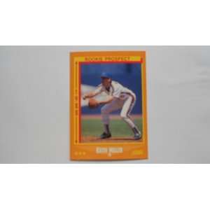  1988 Score # 639 Keith Miller RP New York Mets Baseball 