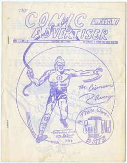 COMIC WEEKLY ADVERTISER #2 (1965) RARE FANZINE  