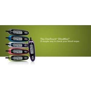 OneTouch UltraMini System Kit Glucose Monitor Black   Lifescan 021 421