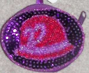 Red Hat Ladies Sequined & Beads Coin Purse NEW with tag  