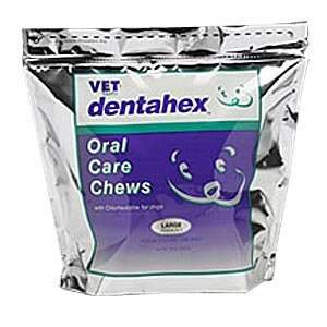  Dentahex Oral Care Chews, Large, 18 oz