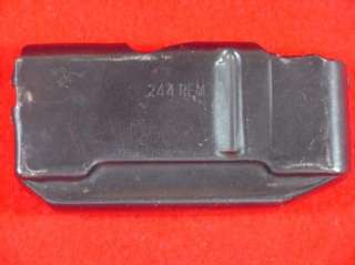 is a Remington .244/6mm magazine for model 740 and possibly 760. Mag 