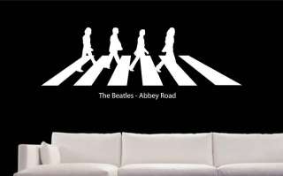 VINYL wall sticker mural Abbey Road Beatles Pop Art  