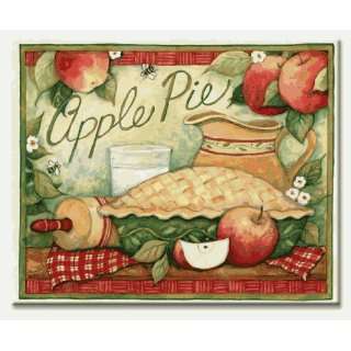    Apple Pie Tempered Glass Cutting Board, 15 x 12