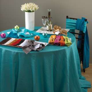 Especial Crushed Fabric Design Round Tablecloth 108 120 132 14 Fun 