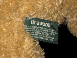 RUSS BRAWSON 23135 Plush Tan Golden Brown Teddy Bear 13 Stuffed 