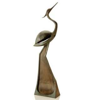 SPI Brass Contemporary Heron Art Sculpture  