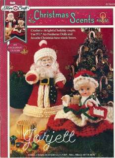Christmas Scents, Santa & Mrs Claus air freshener dolls  