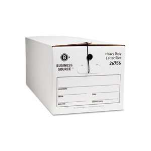 Letter, 12/CT, White/Black   Sold as 1 CT   Medium duty storage boxes 