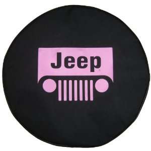   ® Brawny Series   Jeep® Classic 32 PINK logo Tire Cover Automotive