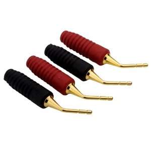  Monster Cable Mini Angled Gold Pins (4 Pairs) Electronics