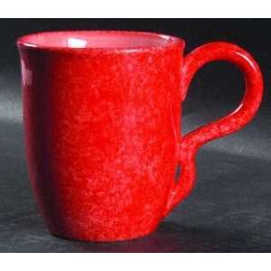  Presentense Tartan Twist Red Mug, Fine China Dinnerware 